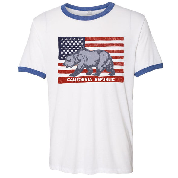 American California Blue Trim Shirt-CA LIMITED