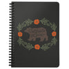 Bear CA Love Black Spiral Notebook-CA LIMITED