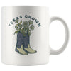 Boots & Flowers TX Ceramic Mug-CA LIMITED
