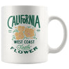 CA Finest Poppies Green Ceramic Mug-CA LIMITED