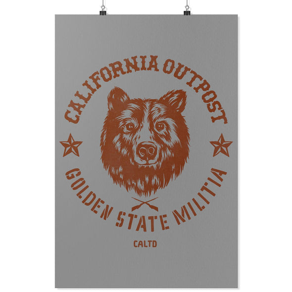 CA Outpost Grey Poster-CA LIMITED