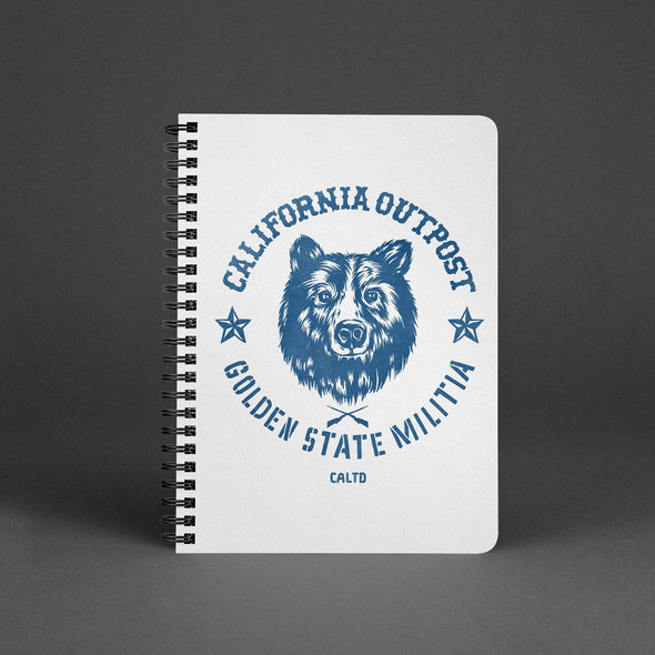 CA Outpost White Spiral Notebook-CA LIMITED