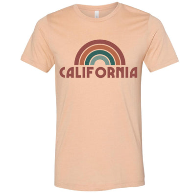 CA Rainbow Peach Tee-CA LIMITED