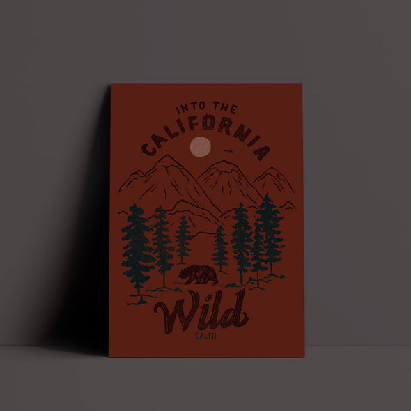 CA Wild Red Poster-CA LIMITED