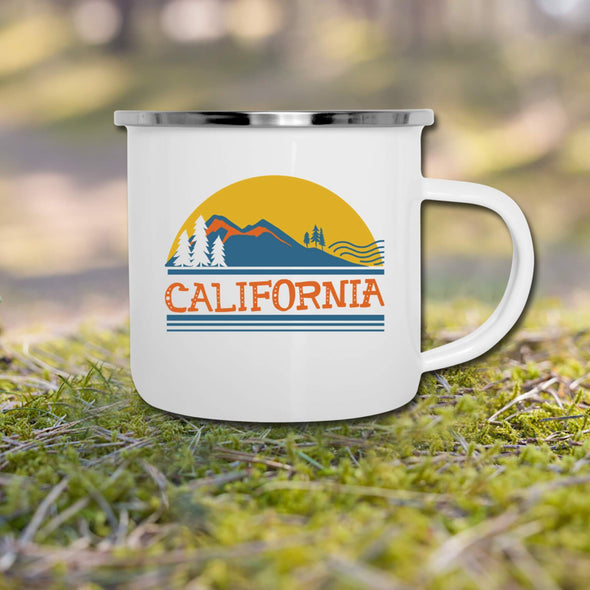 Cali Mountains Camper Mug-CA LIMITED