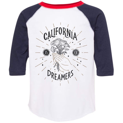 California Dreamers Toddler Baseball Tee-CA LIMITED