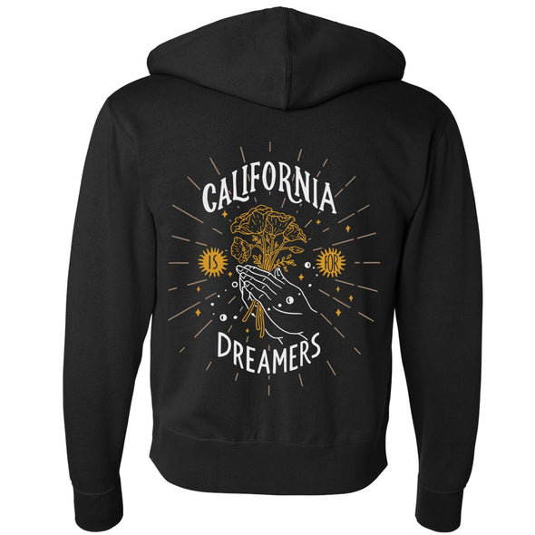 California Dreamers Zip Up Hoodie-CA LIMITED