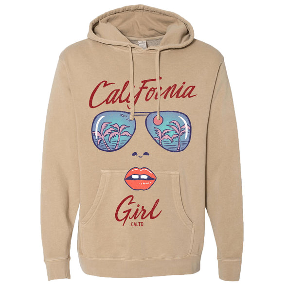 California Girl Glasses Pullover Hoodie-CA LIMITED