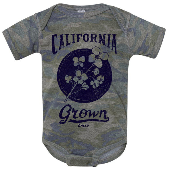 California Grown Circle Baby Onesie-CA LIMITED