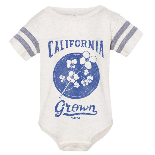 California Grown Circle Stripes Baby Onesie-CA LIMITED