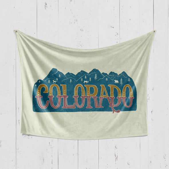 Colorado Mountains Blanket-CA LIMITED