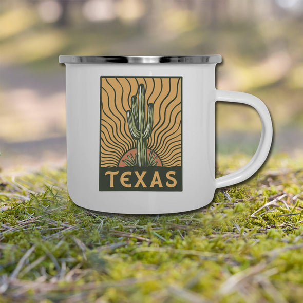 Desert Sunset TX Camper Mug-CA LIMITED