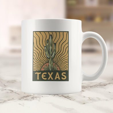 Desert Sunset TX Ceramic Mug-CA LIMITED