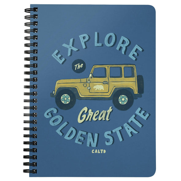Explore Blue Spiral Notebook-CA LIMITED