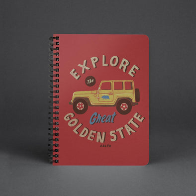 Explore Red Spiral Notebook-CA LIMITED