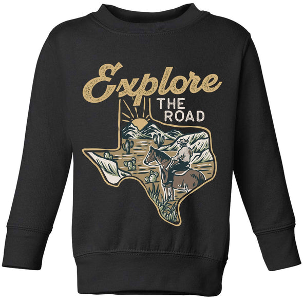 Explore the Road Texas Toddlers Sweater-CA LIMITED