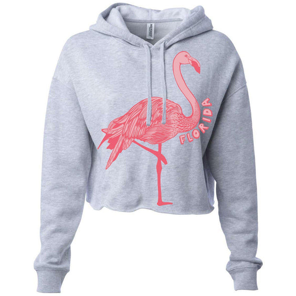 Flamingo FL Cropped Hoodie-CA LIMITED