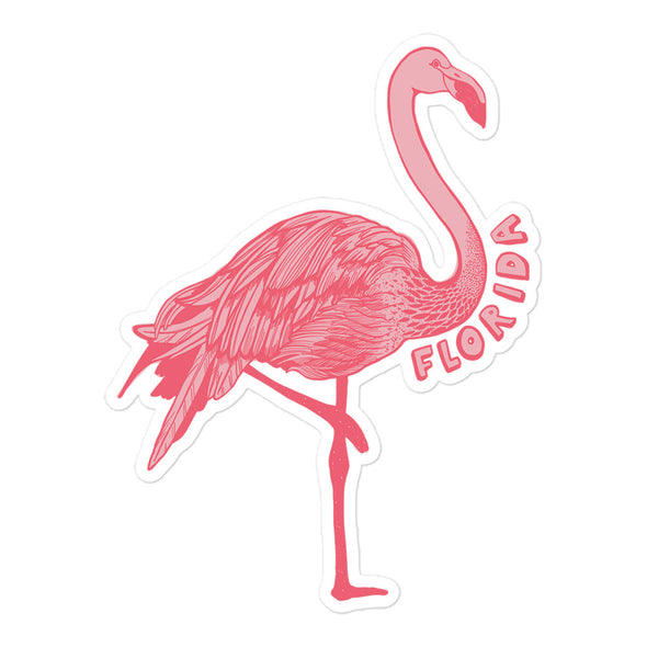 Flamingo Florida Decal