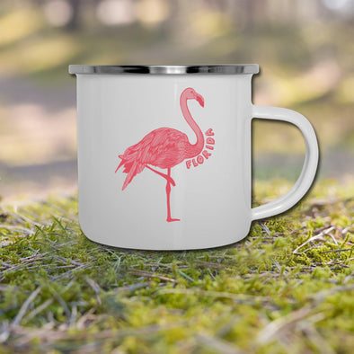 Flamingo FL Pink Camper Mug-CA LIMITED