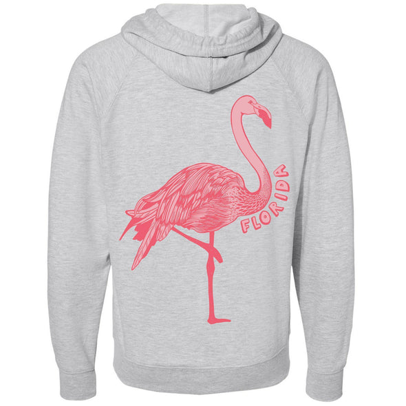 Flamingo FL Raglan Zipper Hoodie-CA LIMITED