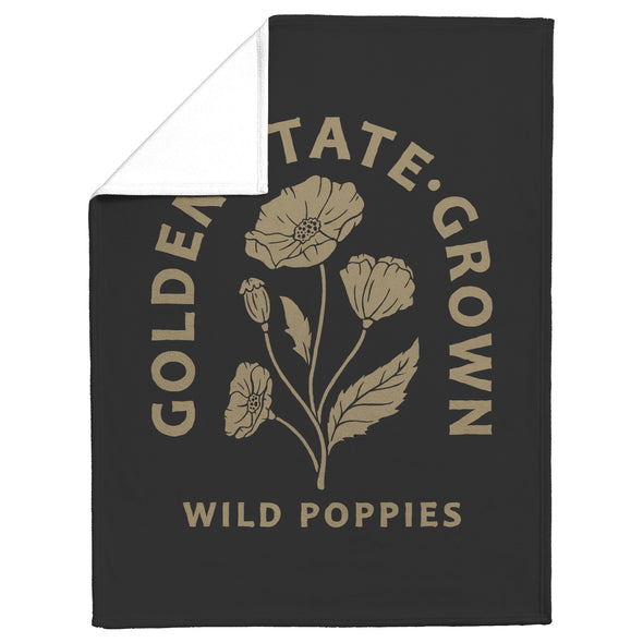 Golden State Poppy Blanket
