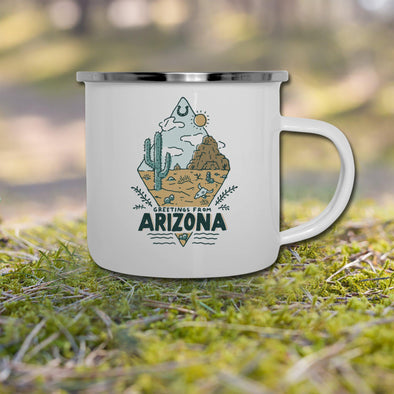 Greetings From Arizona Camper Mug-CA LIMITED