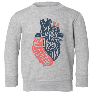 I Left My Heart In CA Toddlers Sweater-CA LIMITED