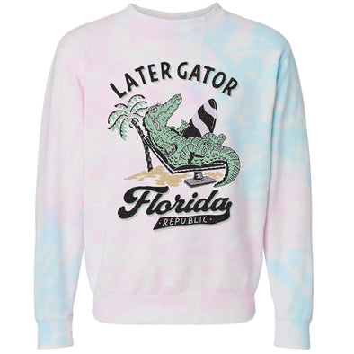 Later Gator Florida Tie Dye Florida Sweater