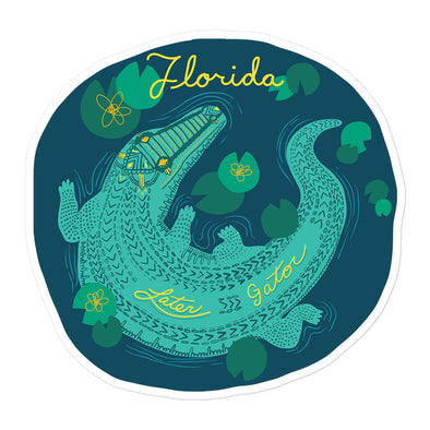 Later Gator Florida Decal