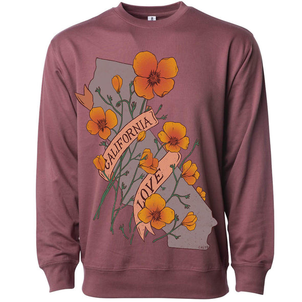 Poppies CA Love Raglan Sweater-CA LIMITED