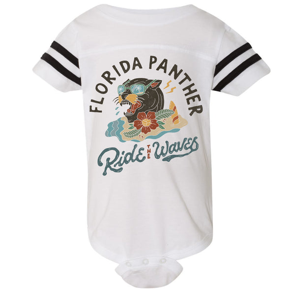 Florida Panther Stripes Baby Onesie
