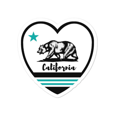 Republic Heart Decal-CA LIMITED