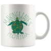 Sea Turtle FL Green Ceramic Mug-CA LIMITED