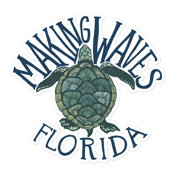 Sea Turtle Florida Decal