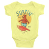 Surfin Bear Baby Baby Onesie-CA LIMITED