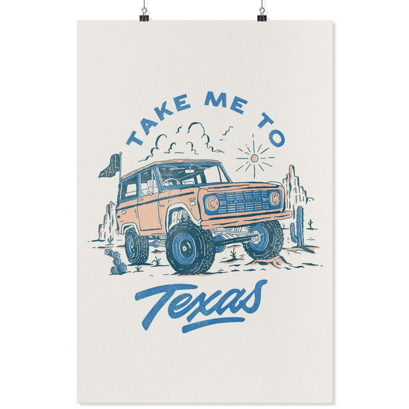 Take Me TX Bone Poster-CA LIMITED
