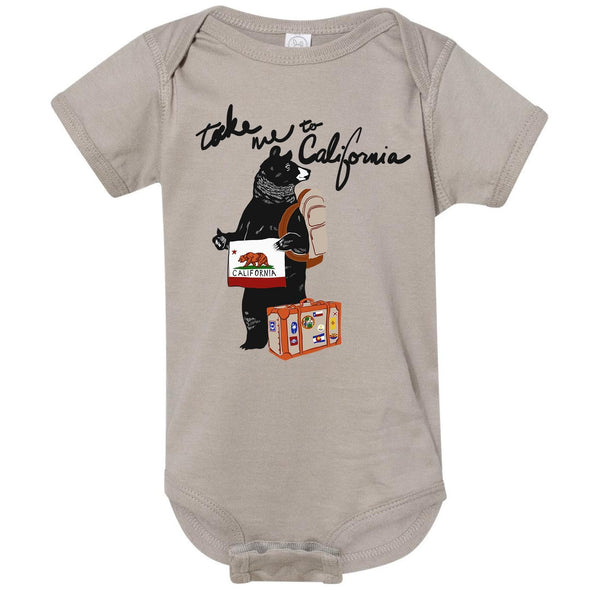 Take Me To California Baby Onesie-CA LIMITED