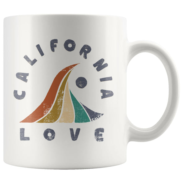 Wave CA Love Ceramic Mug-CA LIMITED