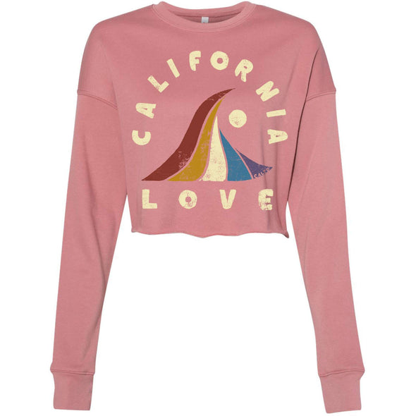Wave CA Love Cropped Sweater-CA LIMITED