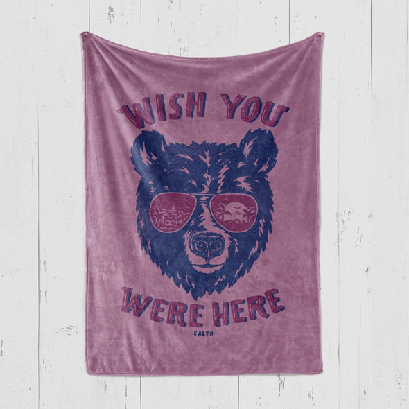 Wish You Were Here Blanket-CA LIMITED