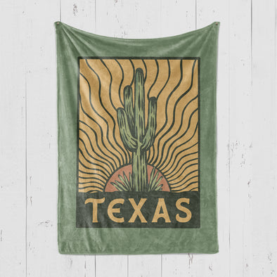 Desert Sunset Texas Blanket